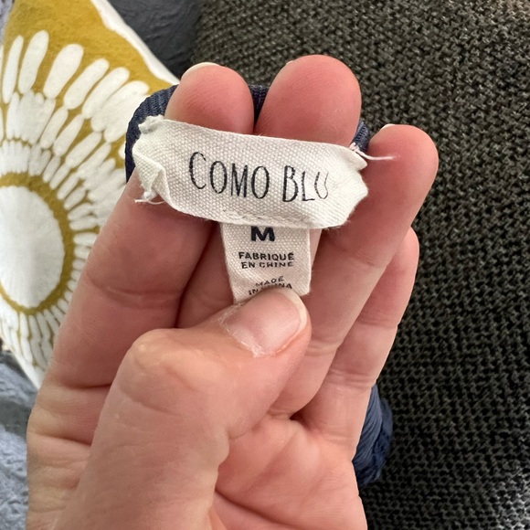 Como Blu lace tie front blouse - Picture 5 of 6